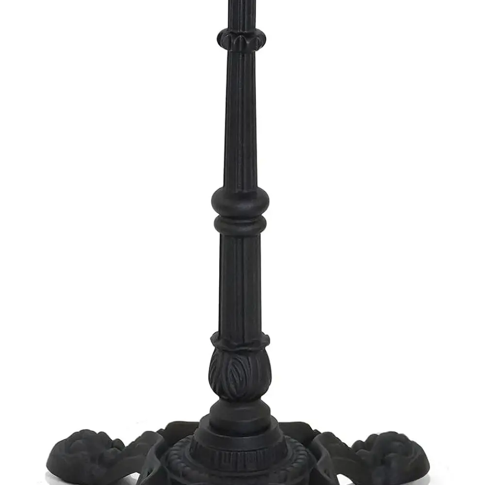

Vintage 28 High Industrial Cast Iron Table Base, Suitable for French Bistro, X-Shaped, 22x22 Top