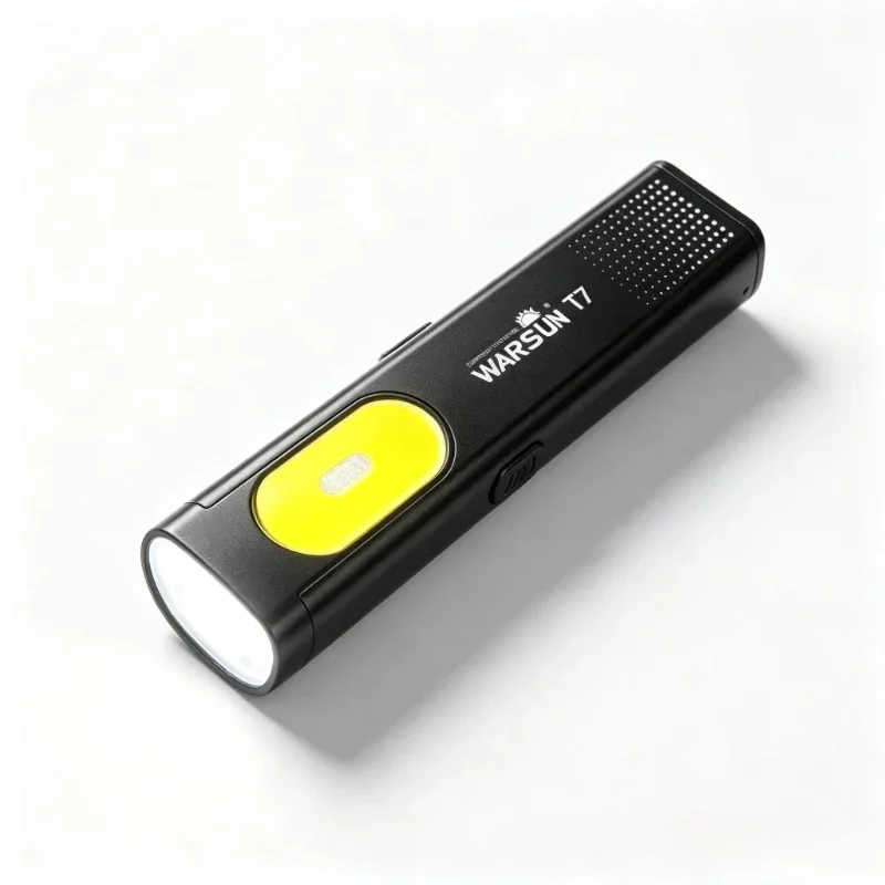 Warsun LED Keychain Flashlight USB Rechargeable 800Lm Portable Torch Light Pocket Lantern for Outdoor Bicycle Lamp