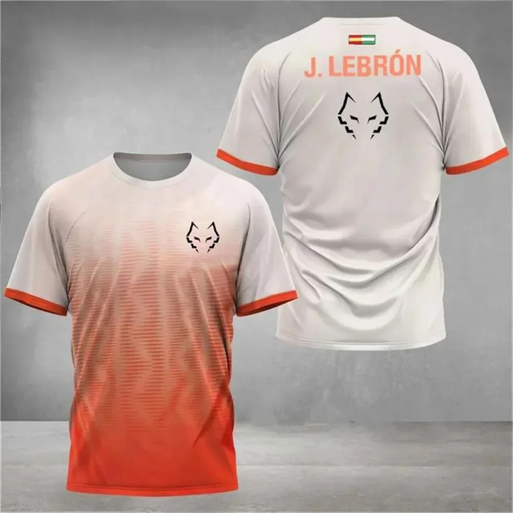 

New Fashion Men Motorcycle Running Fitness T-shirt Summer Outdoor Breathable Short sleeve Badminton Tennis Training Dress Loose