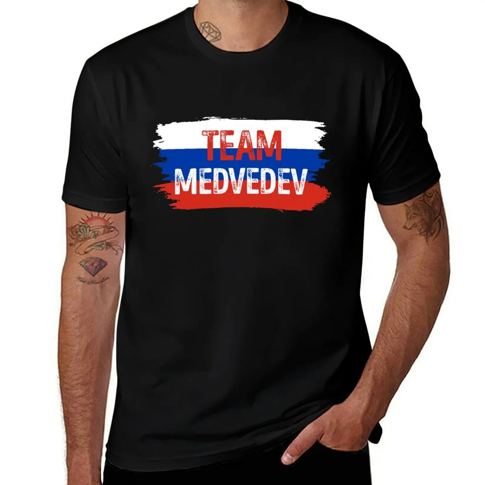 

Team Medvedev T-Shirt man t shirt designer man t shirt heavy cotton t shirt man cotton T-shirt