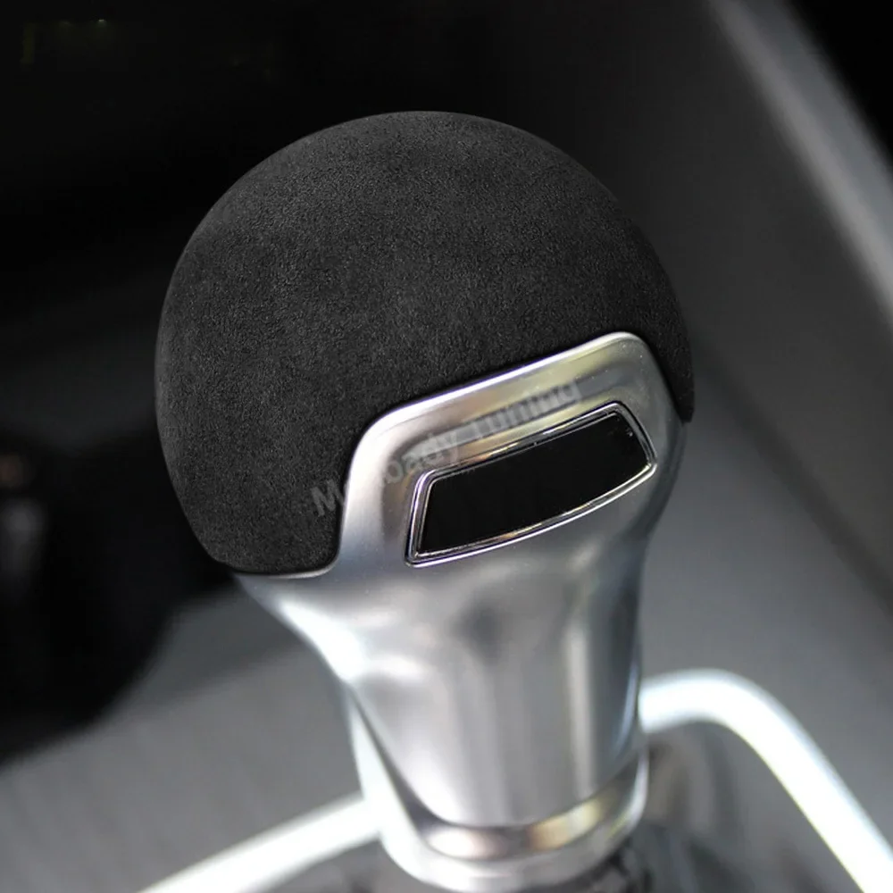 

Suede Gear Shift Knob Handle Cap Tuning Trim Cover Sticker for Audi Q2 A3 8V S3 TT 2017 2018 2019 2020 Car Interior Accessories