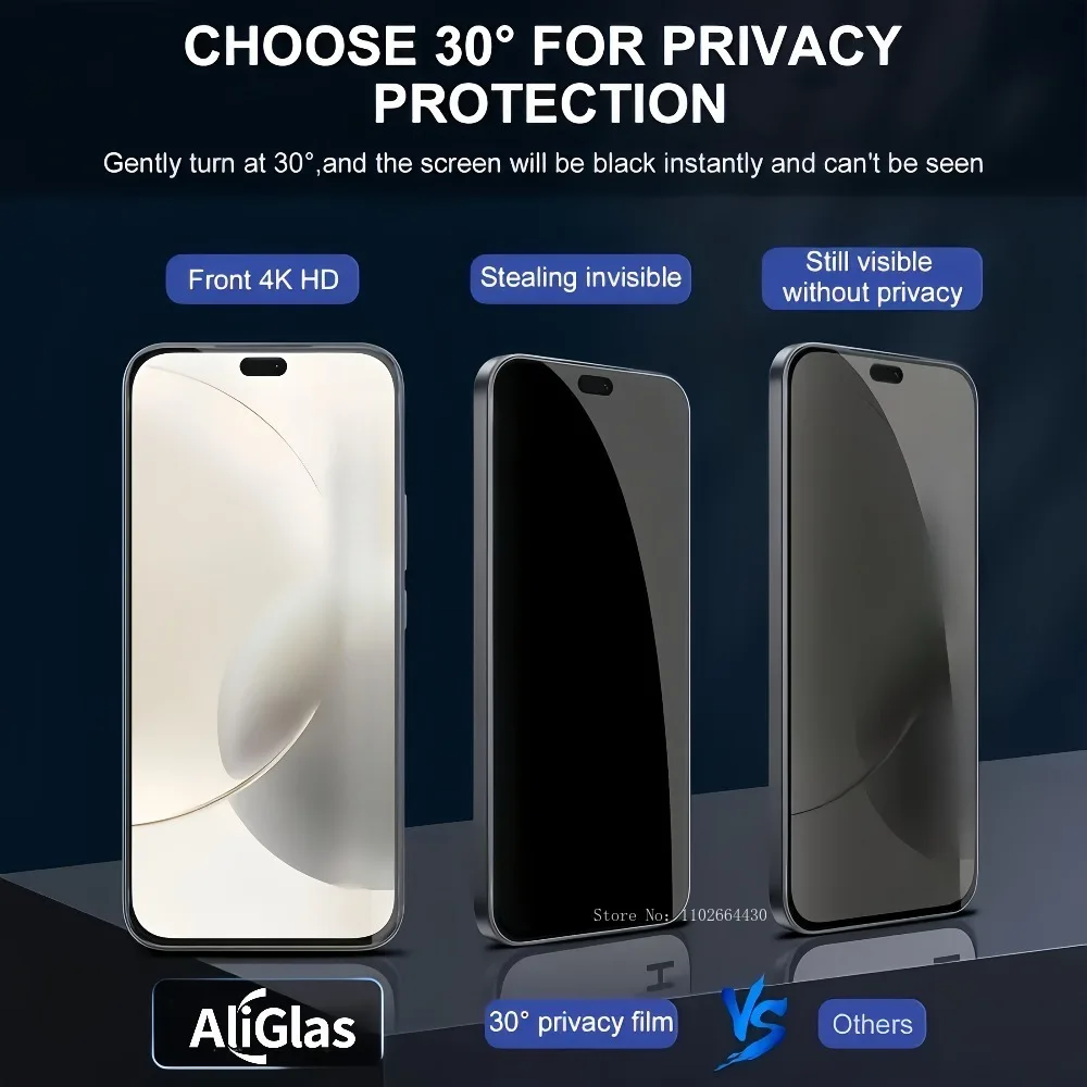 5PCS Full Cover Tempered Glass for IPhone 17 Pro Max Air 16 15 14 Plus Screen Protector for IPhone 13 12 11 XR X XS Max Pro Mini - view 2