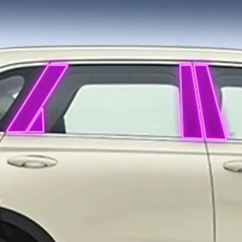 

For Haval B07 2023 Car Exterior Body film B C Window pillar Scratch prevention Repair membrane TPU PPF Film Accessories refit