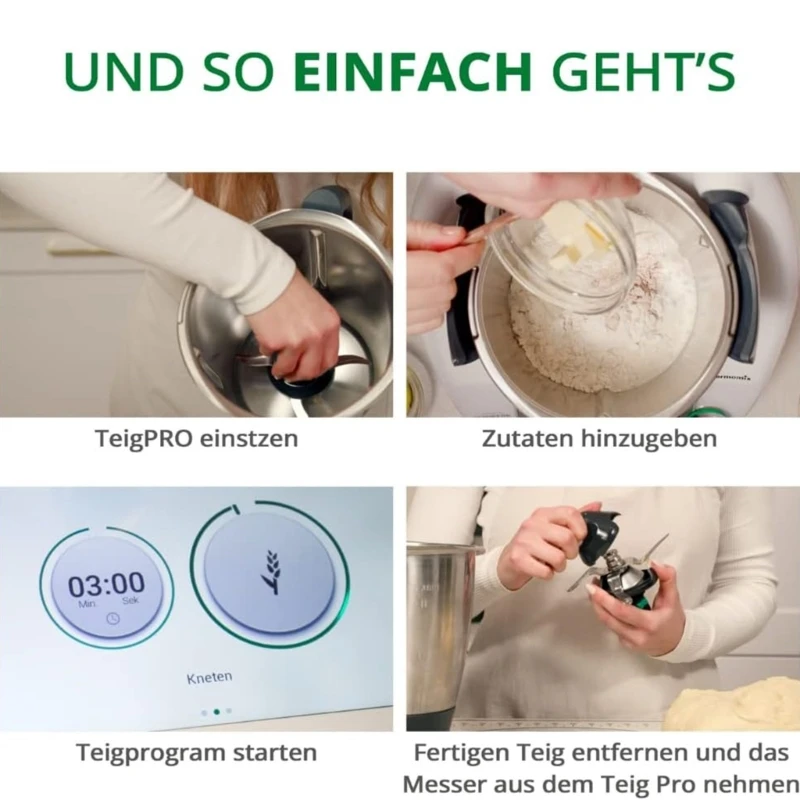 Easy to Use Dough Protector Fast Cleaning Dough Knife Dirt Protections Fit for Thermomix TM5 TM6 Prevent Messy Drop Shipping