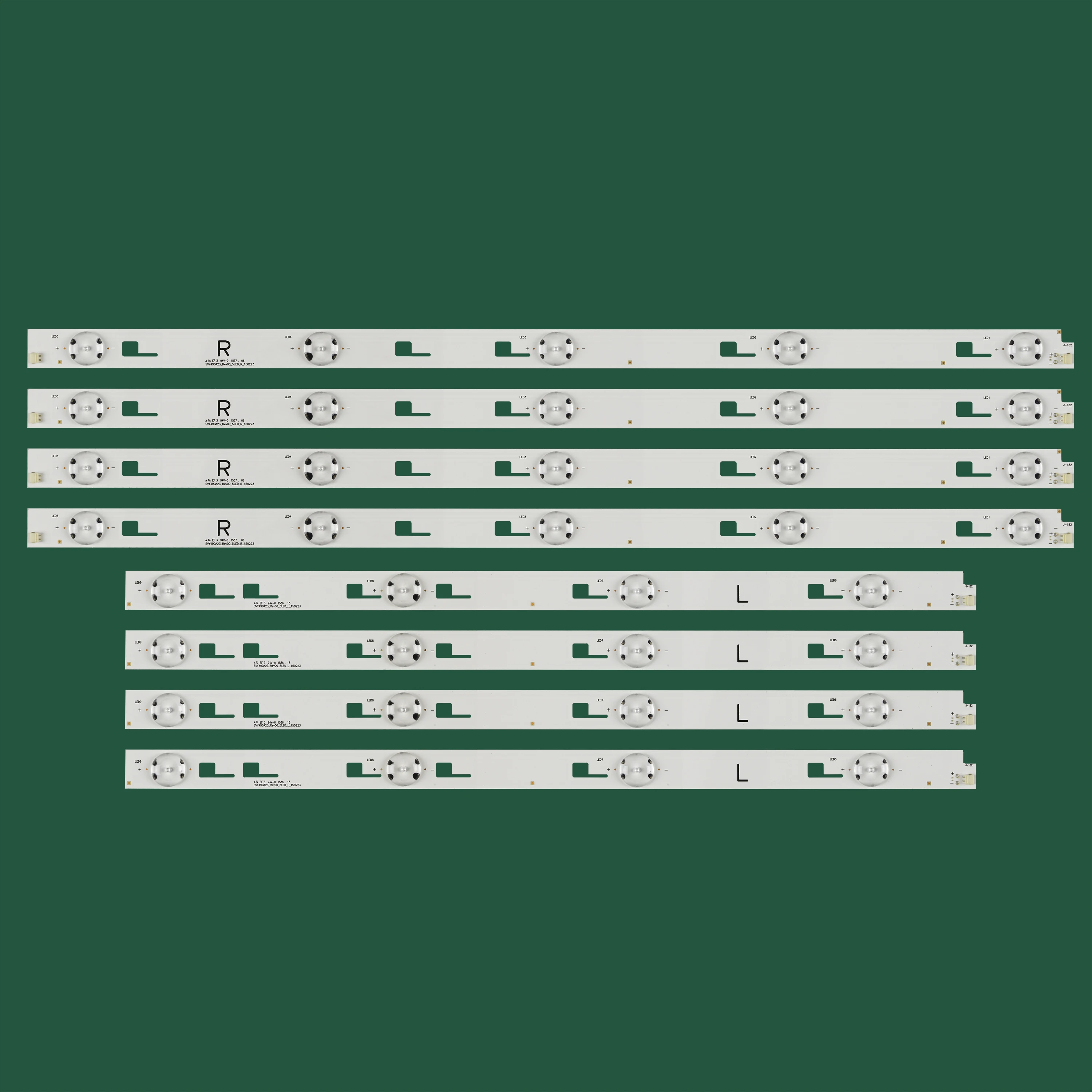 Tira de luces LED para TV de 49 pulgadas, KD-49XD7005, XBR-49X705D, SVY490A23, JDE, CSP, DRT, izquierda, JDE, CSP, DRT, derecha, LC490EQY-SJA3, KD-49XD7066