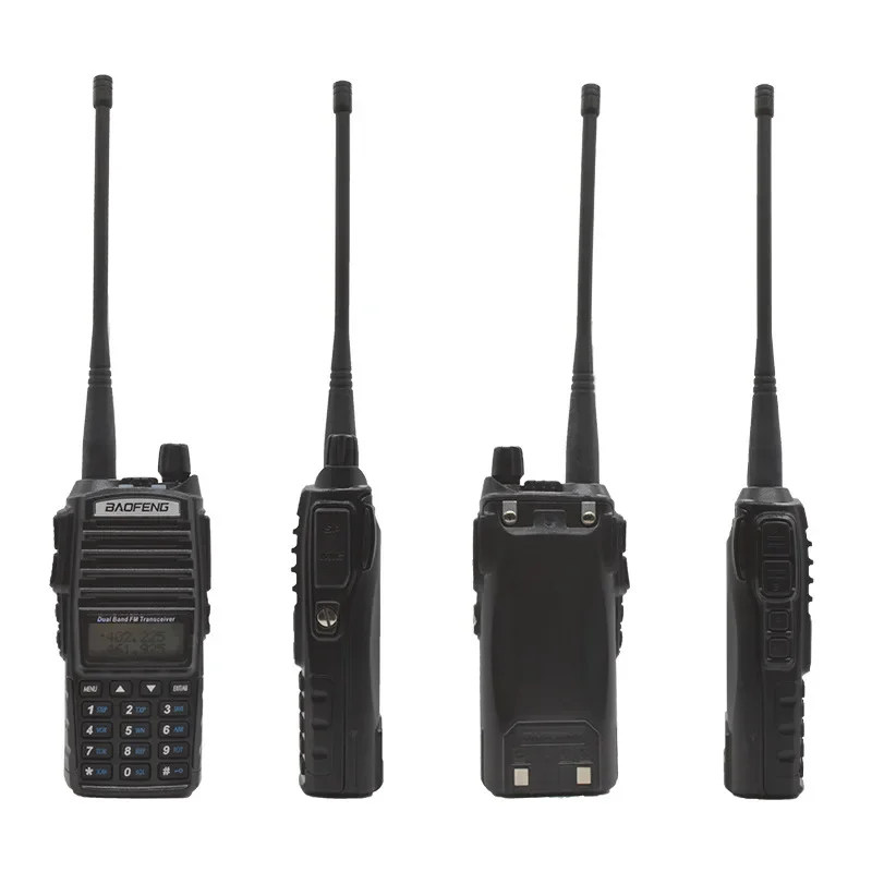Baofeng UV 82 8W Military Walkie Talkie Long Range 10 KM High Power Modes Dual Ptt Baofeng UV82 UHF VHF Ham Radios UV-82 HP