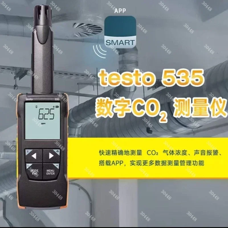 535 CO2 Meter for Poultry and Mushroom Farms, Alternative Airflow Measurement Device
