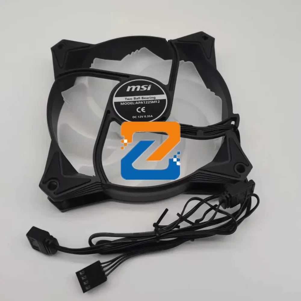 APA1225M12 1500-2500 RPM PWM Range FOR MSI MAG CORELIQUID 240R 360R Whispering Noise Frost Integrated RGB CPU Water Fan