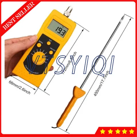 Digital Coal Mine Moisture Tester Meter with Double Precision 0 to 5 Percent Single Precision 0 to 80 Percent