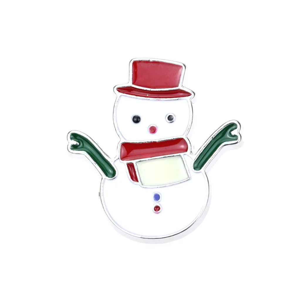 

4 Pcs Kids Christmas Toys Jewelry Rhinestone Brooch Pin Santa Party Favor Gift for Children Cute Holiday Accessory Set