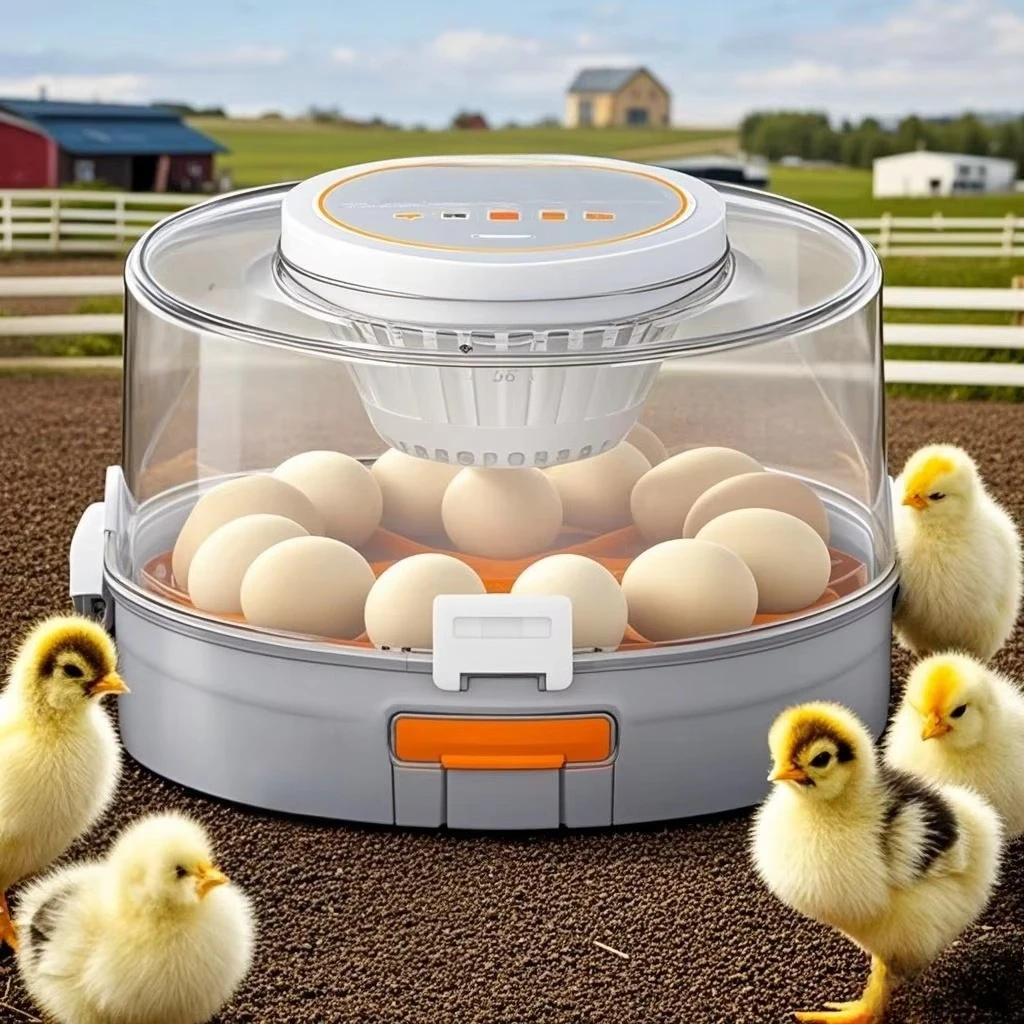 

Modern luxury solid warm 12 egg capacity automatic plastic hatching machine, suitable for chicken, duck and other bird hatching