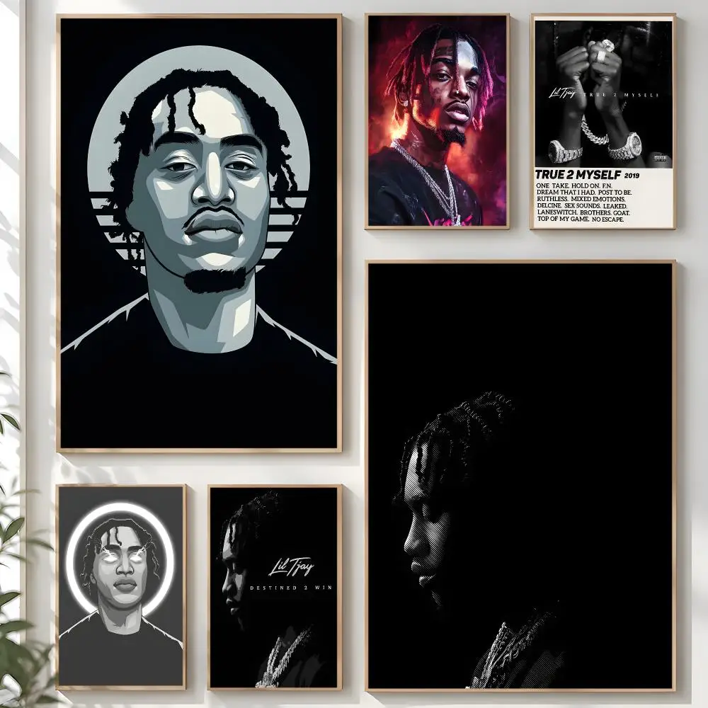 L-Lil Tjay Destined Win Poster Creative Room Art For Dorm Bedroom Study Apartment Home Gift