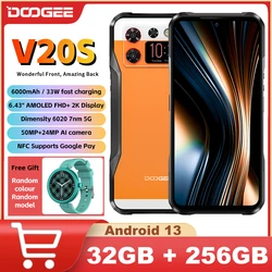 DOOGEE V20S 5G Rugged Phone 12GB+256GB Dimensity 6020 Octa Core 1.58