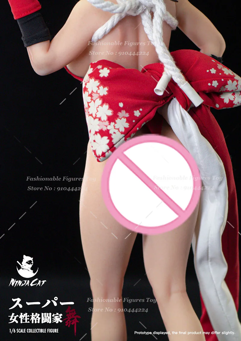 IN VOORRAAD Ninja Kat N001 1/6 Vrouwen Soldaat Vechter Mai Shiranui Sexy Japanse Anime Game Poppen 12Inch Action Figure Model