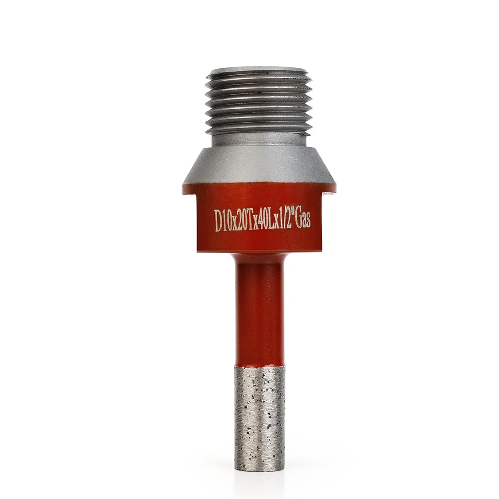 1PC 10mm 1/2 Gas Sintering Core Bit Diamond Hole Saw Marble Granite Brick Tile Ceramic Concrete Crown Drill Bits for Power Tools