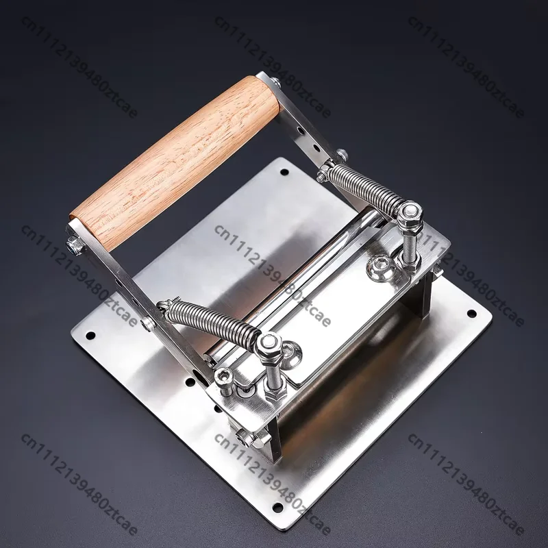 Manual Leather Thinning Skiving Machine 80MM Width Stainless Steel Slitting Peeling Tool DIY Craft Processing Equipment