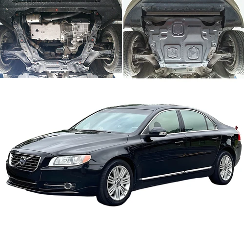 Volvo s80用ブラックマッドガードボード,スプラッシュシールド,マッドフェンダープレート,エンジンガード下,カーアクセサリー,2.4l,2.5l,2010-2016