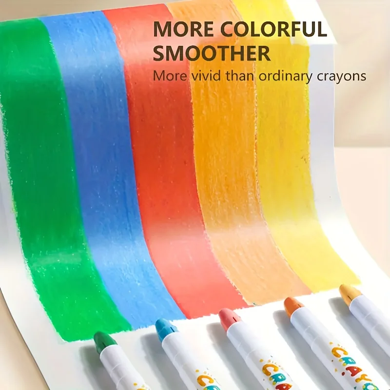 أقلام تلوين حريرية ملتوية 12/24/36/48، لوازم فنية قابلة للغسل، أقلام تلوين جل باستيل متعددة الألوان، هدية تلوين سهلة الإمساك
