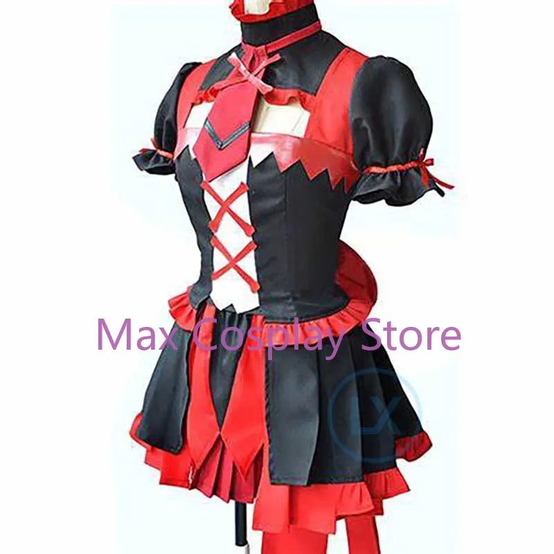 Anime GATE Rory Mercury Fancy Dress Short Sleeve Tops Skirt Uniform Outfit Cosplay Costumes Halloween Gifts