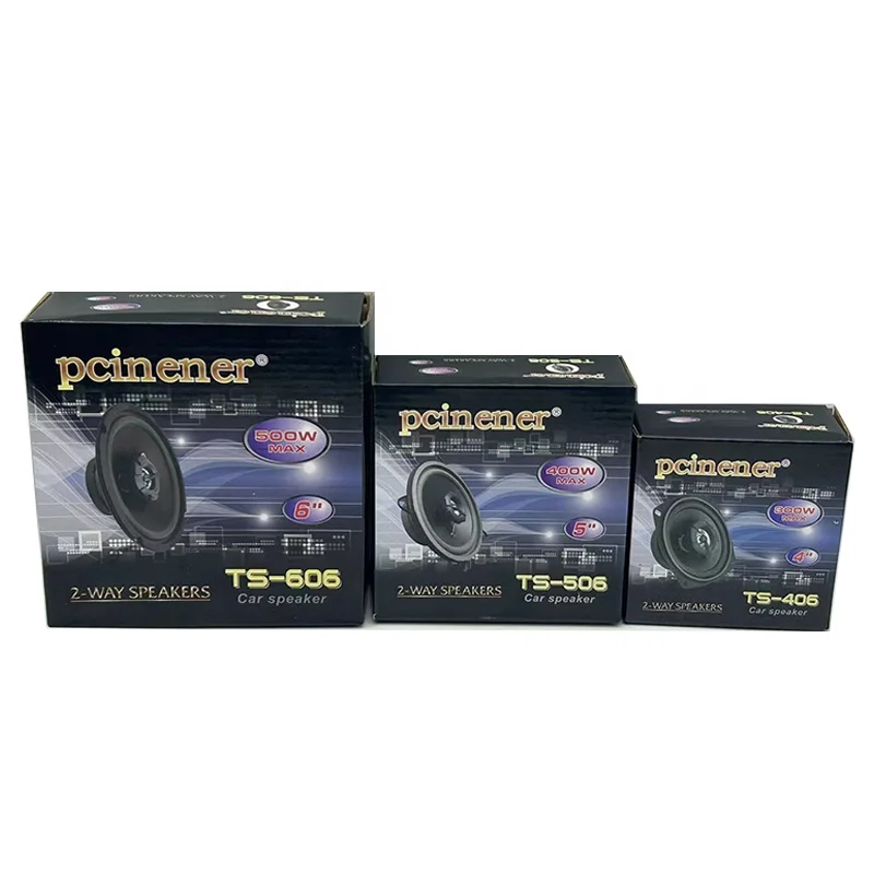 Wholesale 2-Way Auto Stereo Speakers New Model 4/5/6 Inch Coaxial Iron Speakers with Big Sound Best 12V Car Horn(1pcs speaker)