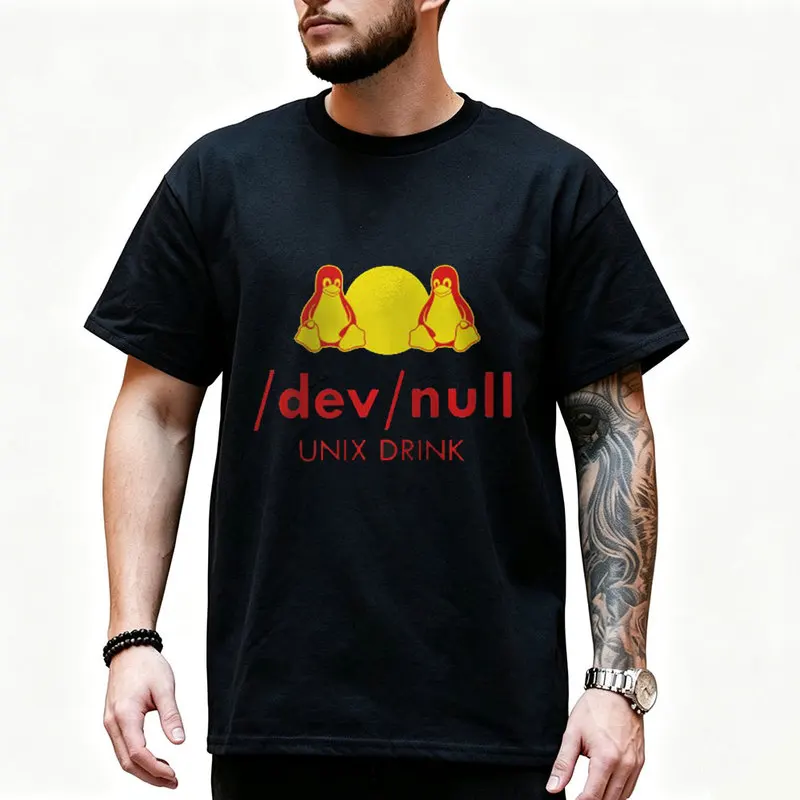 Funny Dev null Graphic T‑Shirt for Programmer Software Engineers Geek IT Developer Fan Gift Tops S-6XL