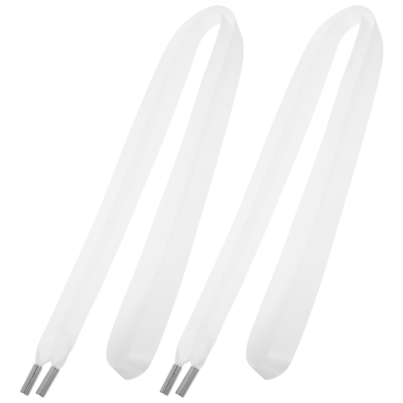 

2Pcs Drawstring Sweatpants Hoodie Laces for Sneakers Skirts Polyester Flat Cord Pants Strings Women Men Sport Supplies