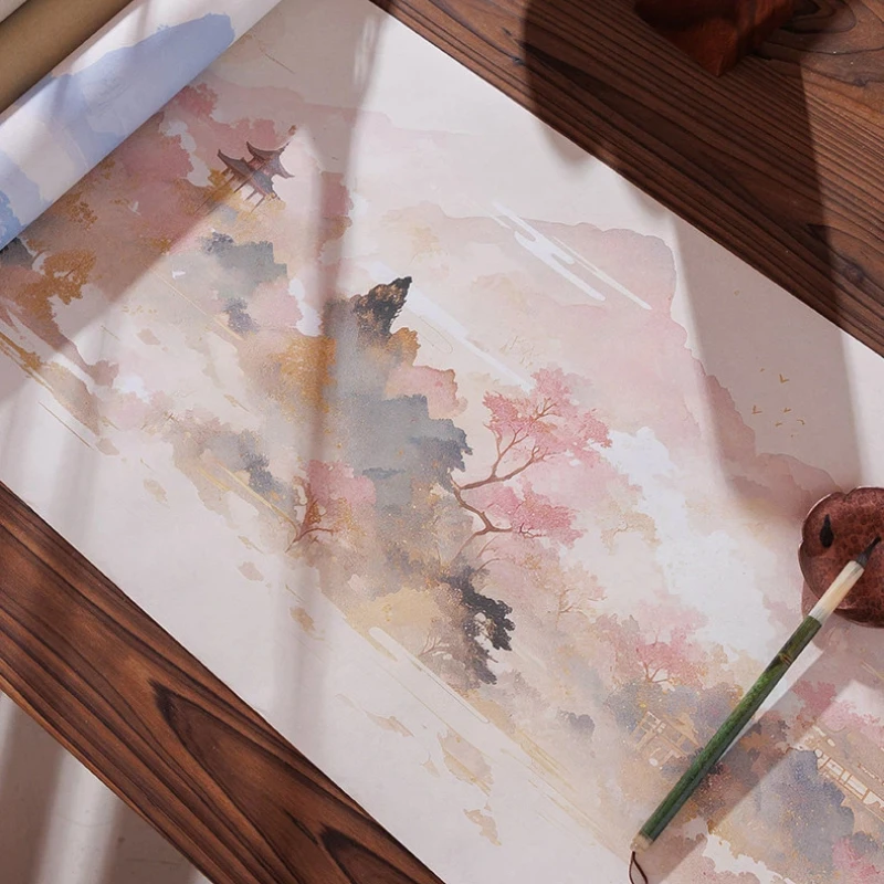 Chinese Calligraphy Rice Paper Traditional Chinese Brush Calligraphy Practice Paper for Small Script Writing Artist Xuan Paper