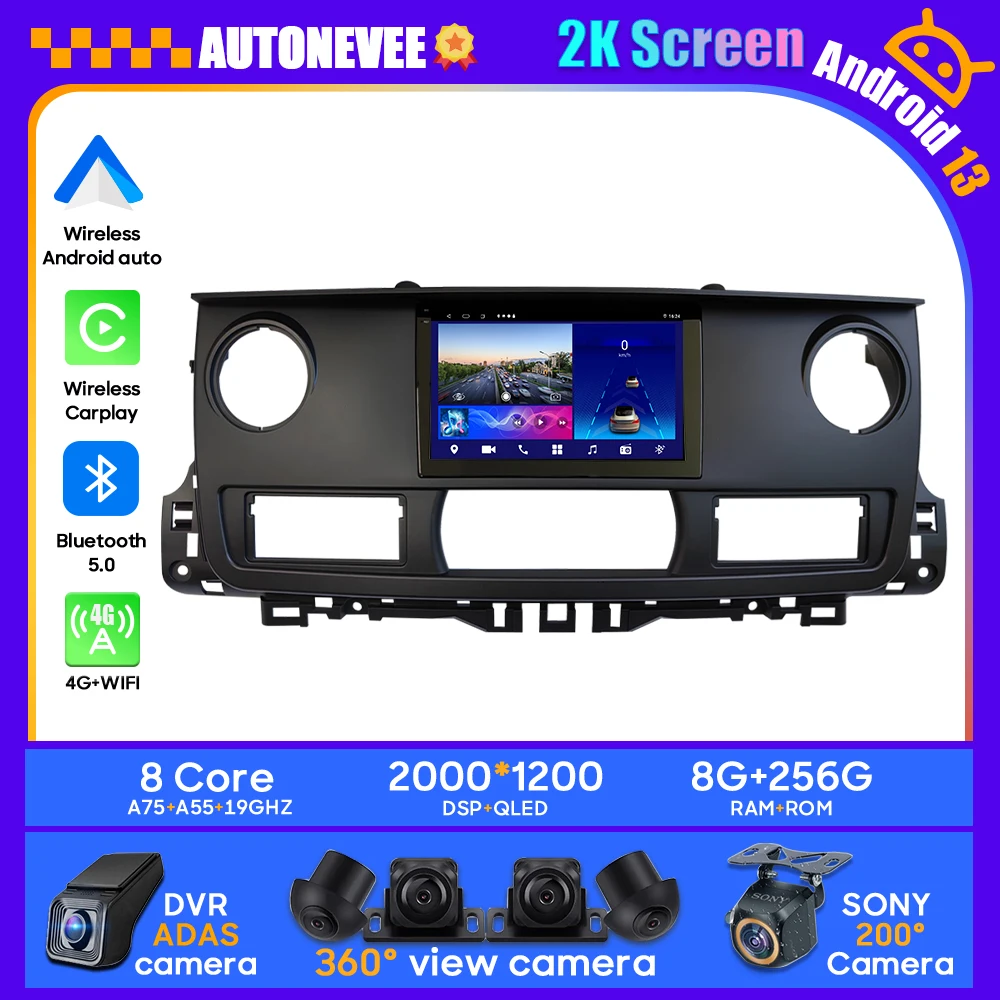 Car Radio Auto Android Video Player For Renault Master 2003-2011 No 2din DVD Navigation Multimedia GPS Head Unit Carplay stereo