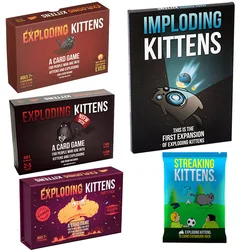 Explode Music Cat Party NSFW Kittens Card Game Imploding Streaking Barking Kitten Family Friendly Party Game Cards Board Game