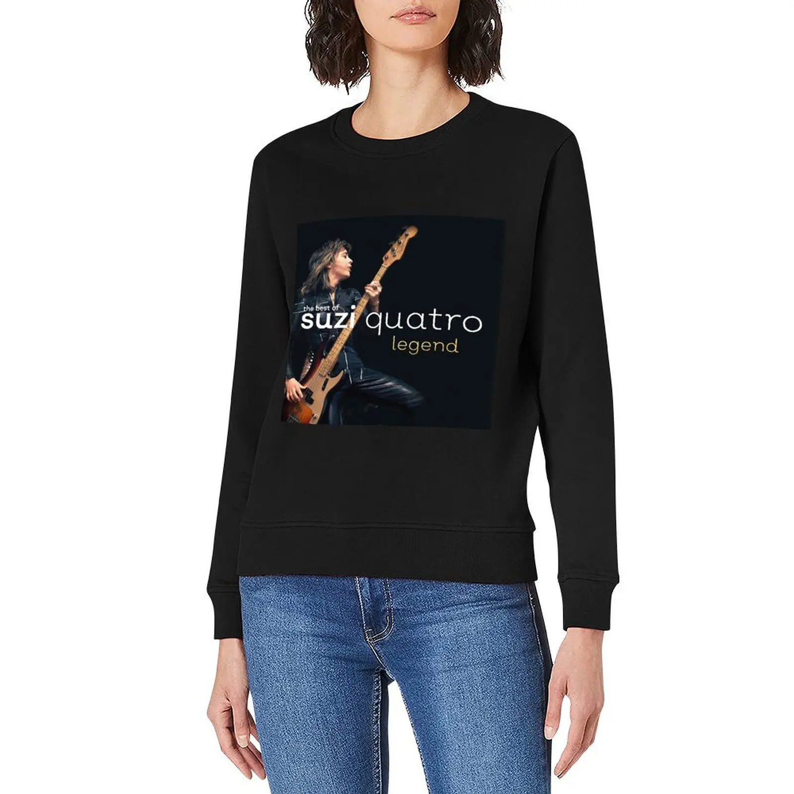 suzi quatro legend Pullover men's clothes men's coat anime clothing korean clothes oversize sweatshirts