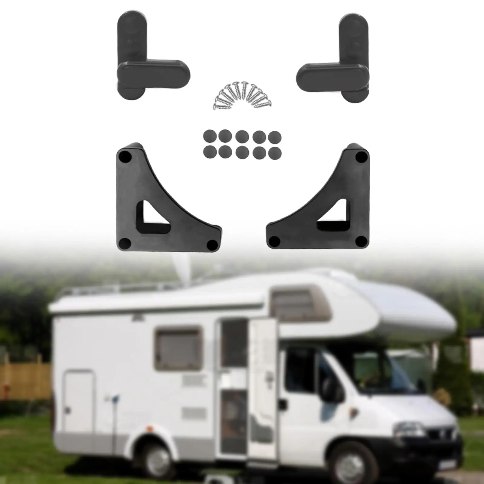 

Trailer Table Mounting Buckles 4PCS - Heavy Duty RV Table Attachments