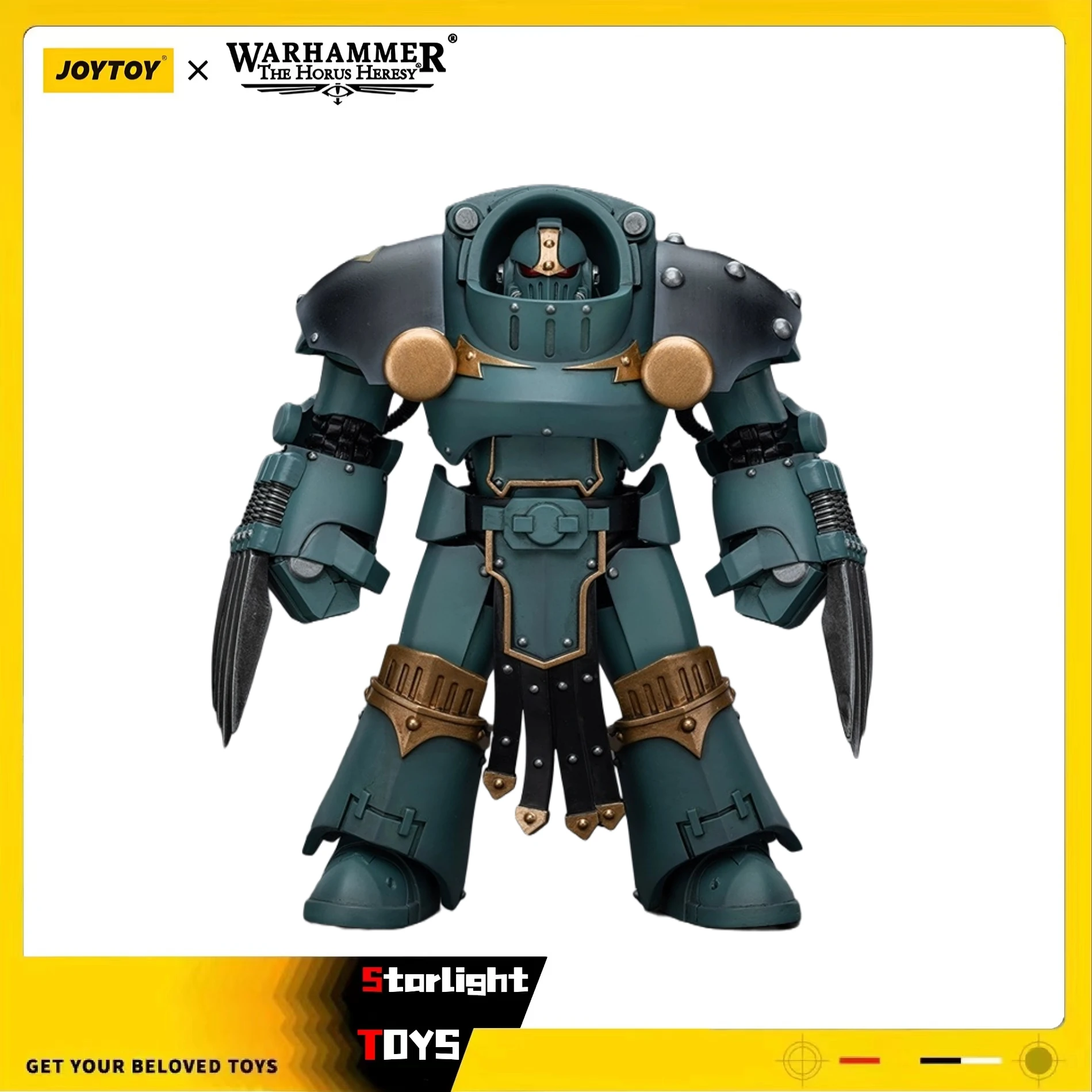 

JOYTOY 1/18 Action Figure Warhammer 40K Sons of HorusTartaros Terminator Squad Terminator with Lightning Claws Toys Model Gifts