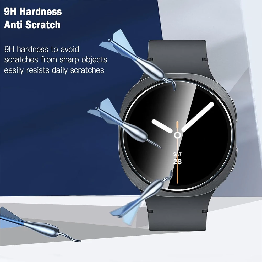 삼성 갤럭시 시계 8/8 클래식 46mm 44mm 40mm 화면 보호기 HD 유압 필름 갤럭시 watch8 보호용 강화 유리
