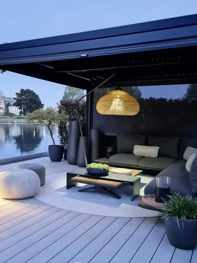 نمط الثريا B & B ريترو زن غرفة الشاي غرفة الطعام غرفة المعيشة غرفة نوم شرفة الخيزران الروطان مصمم النمط الياباني #5