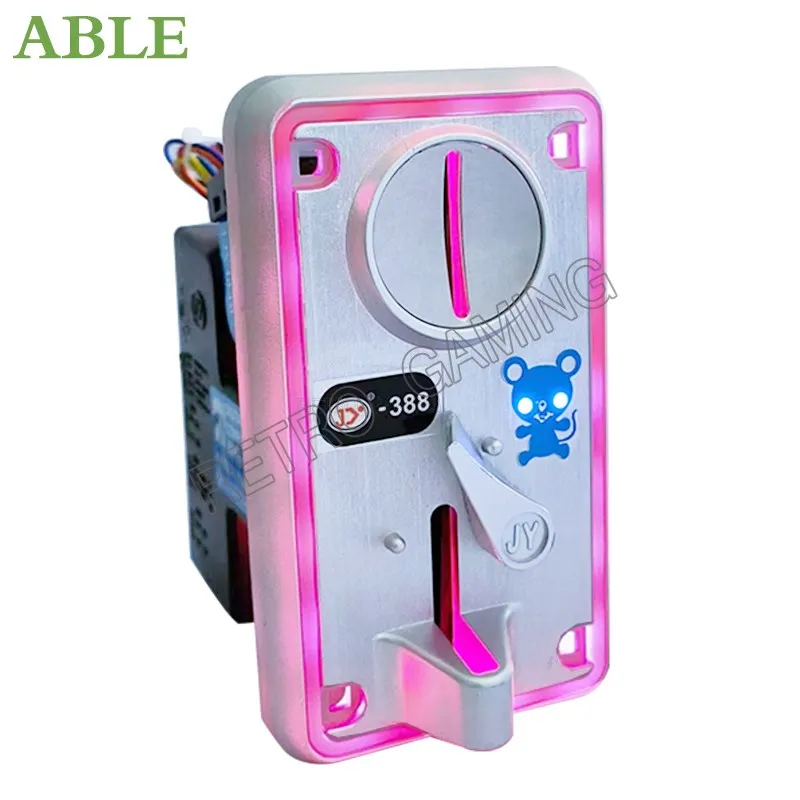 

JY-388 Colorful Flash LED Multi Coin Acceptor Electronic Selector CPU Comparison For Slot Machine Arcade Cabinet Fishing Game