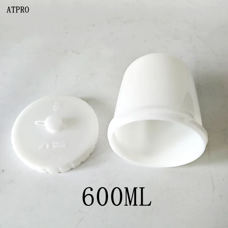 Original ANEST IWATA Spray Gun Pot S27 WS400 Spray Gun Plastic Tank 600 Ml upper Pot Accessories