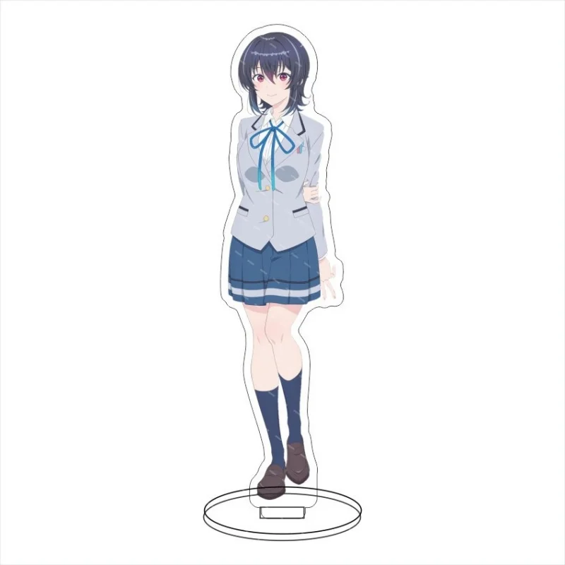 15cm New Anime I Made Friends With The Second Prettiest Girl In My Class Acrylic Keychain Stand Umi Asanagi Desk Decor