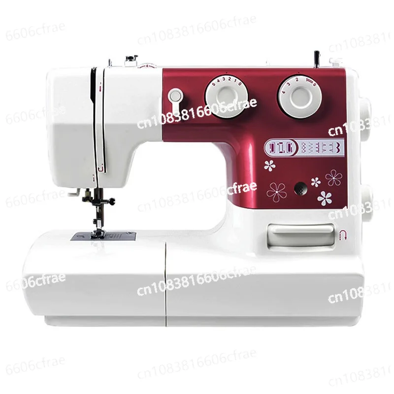 

220V 60W Heavy Duty Sewing Machine 8 Built-in Stitches Metal Frame Twin Needle Multifunctional Electric Sewing Tools