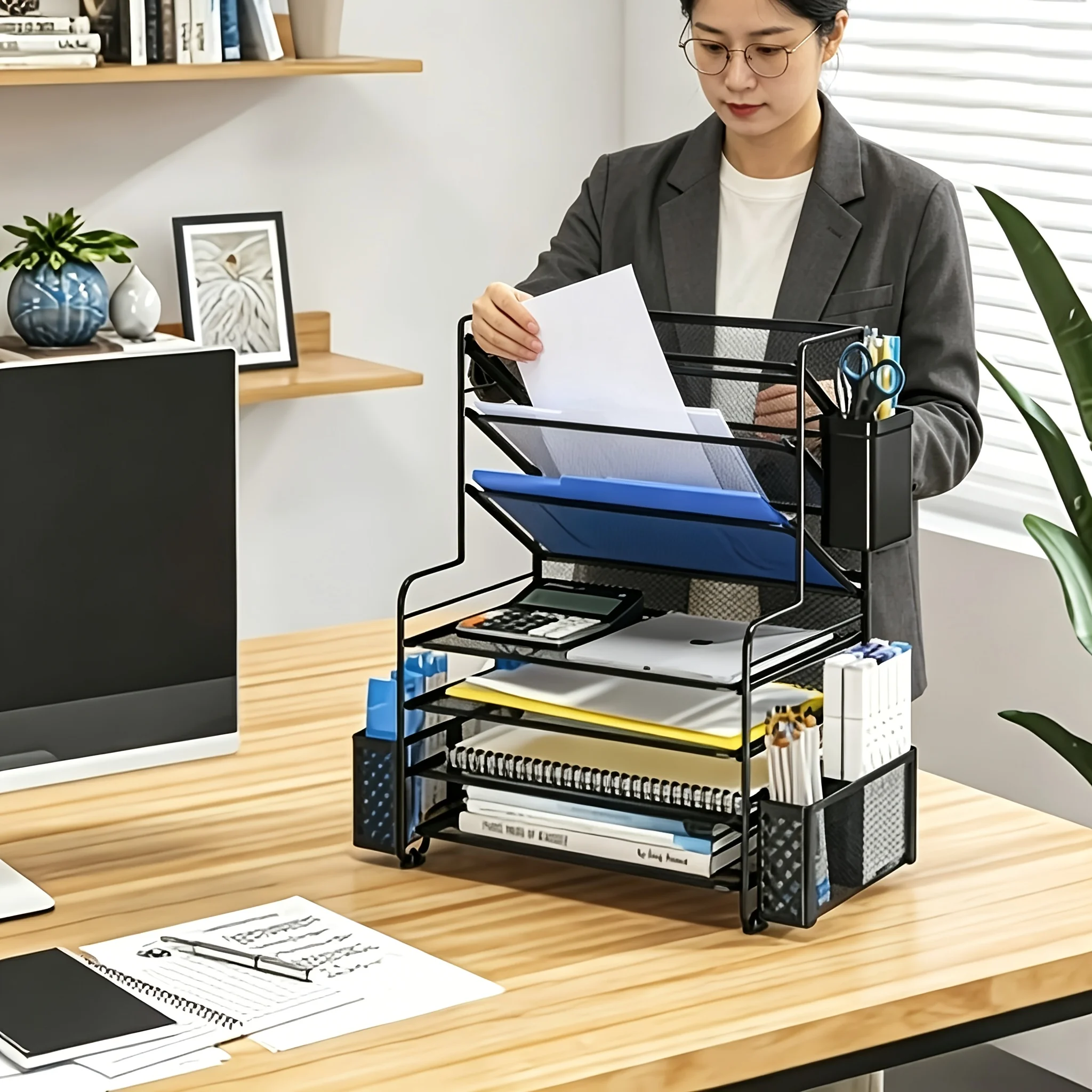 Органайзер для рабочего стола, – обзор и цена Desktop Filing Tray