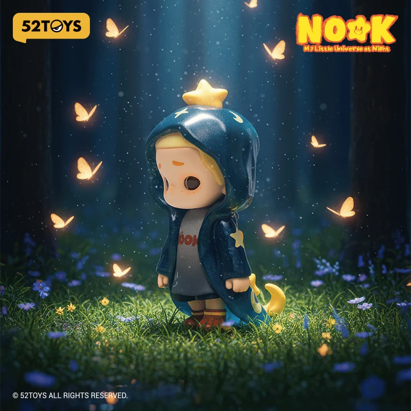 52TOYS NOOK My Little Universe at Night، صندوق أعمى، قطعة واحدة من شخصيات الحركة العشوائية القابلة للجمع هدية تزيين سطح المكتب #2
