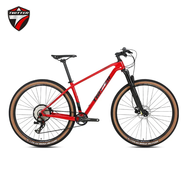 TWITTER WARRIORpro M8100-2*12S Inner cable routing XC-class T900 carbon fiber mountain bike 27.5/29in