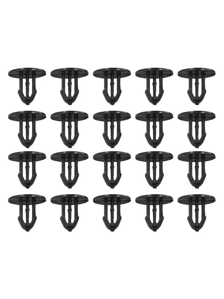 Pack Of 20 Black Cowl Grille Clips For Honda For Civic Del Sol For Acura Integra 91501SL4003 Nylon Replacement