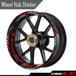 For YAMAHA LC135 V1 V2 V3 V6 V7 V8 17 Inches Reflective Motorcycle Wheel Hub Sticker Scooter Rim Stripe Decal Accessories