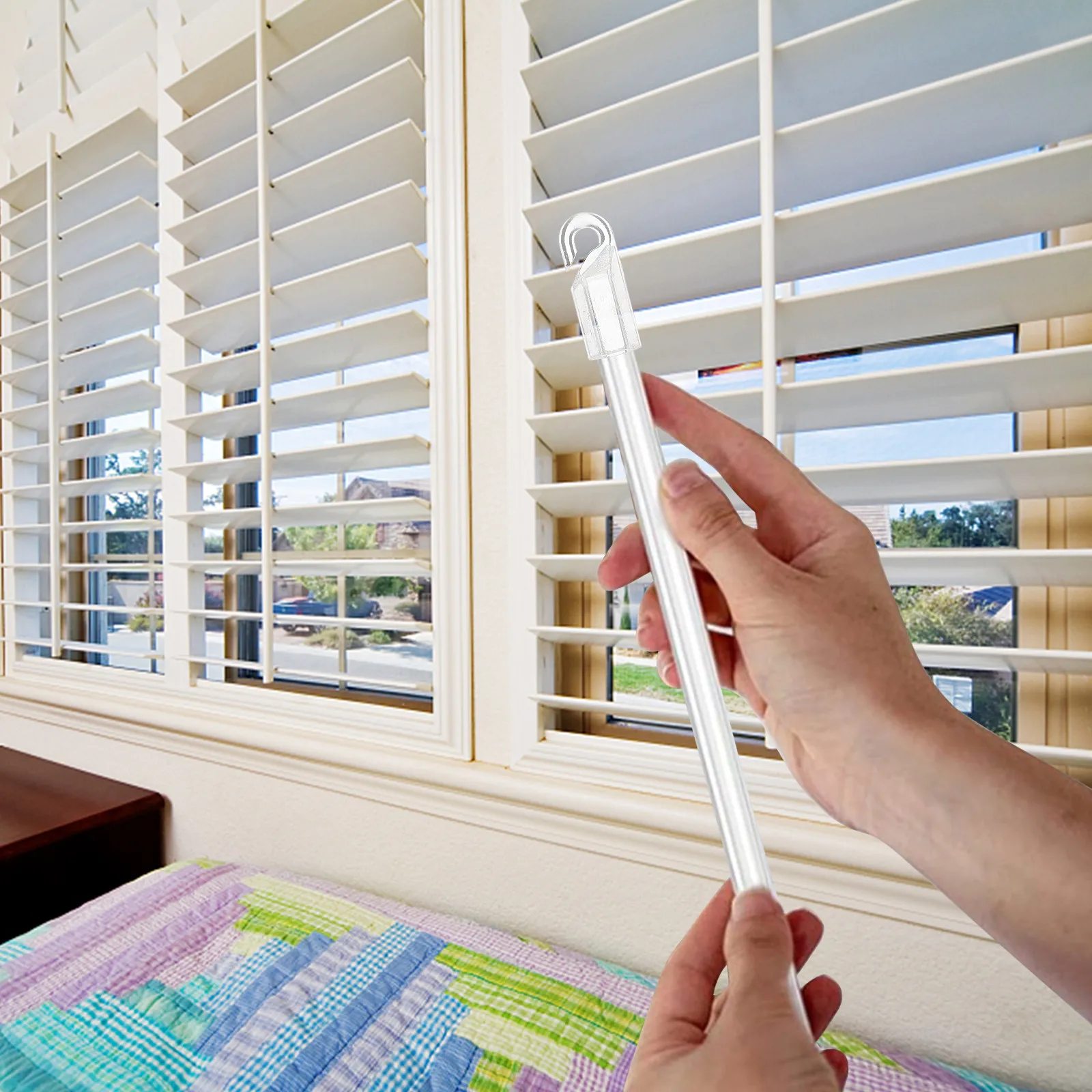 24 шт. сменных крючков для штор и жалюзи, ПВХ-наконечники с элементами из сплава для управления направляющими