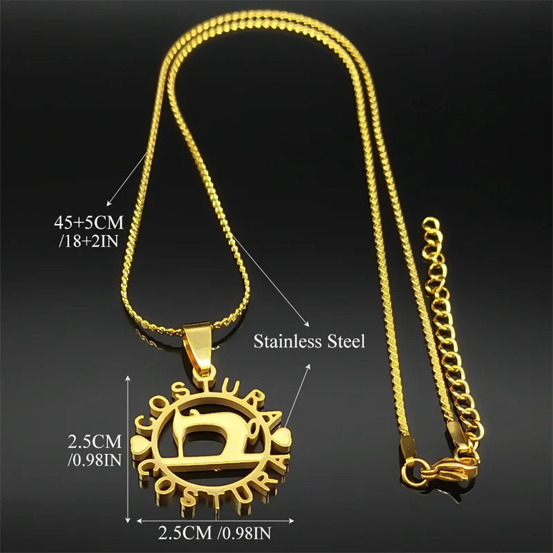 Costura Sewing Machine Chain Necklaces for Women/Men Stainless Steel Occupational Symbol Medal Pendant Necklace Jewelry 8214-QKC