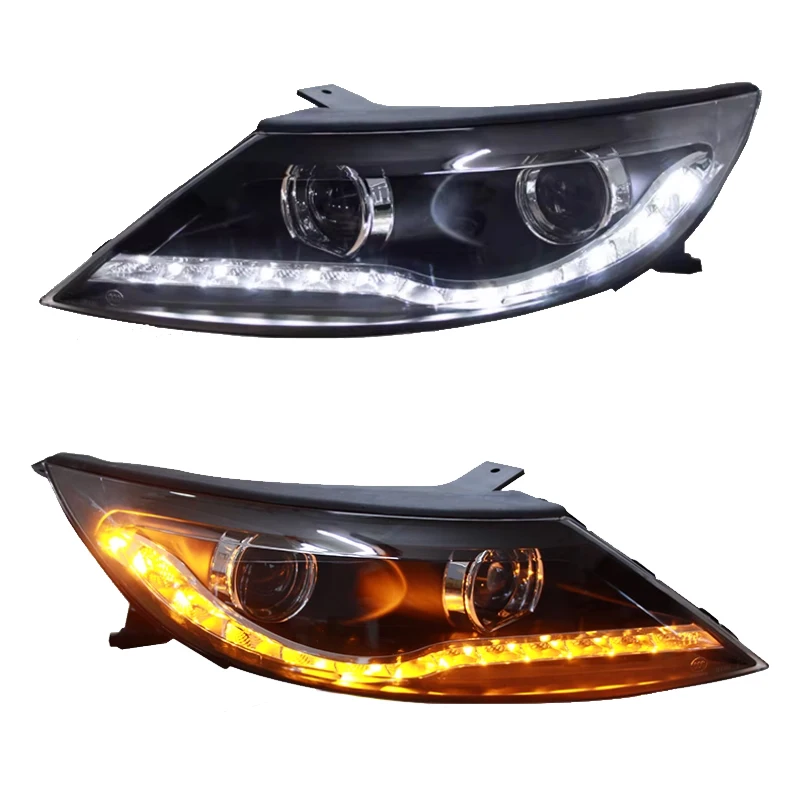 

For Kia Sportage LED Headlights 2010 2011 2012 2013 2014 Upgrade Head Light Front Lamp Daying Running Lights Projector Headlight