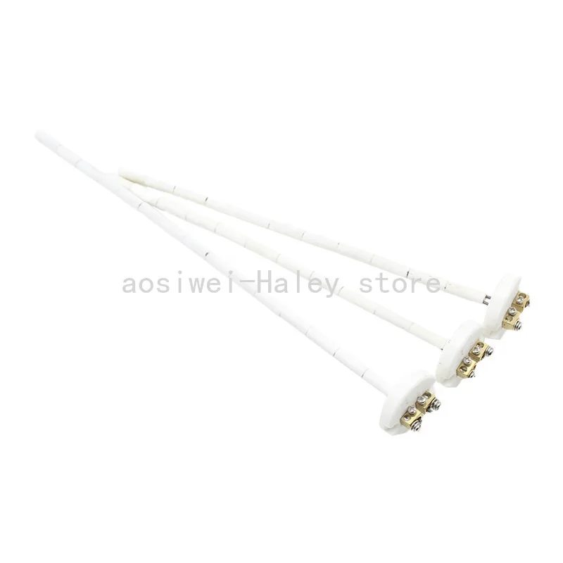 50-500mm K Type Thermocouple Sensor,Platinum Rhodium High Temperature Probe,Ceramic Kiln Furnace Control Measuring 1300 Degrees