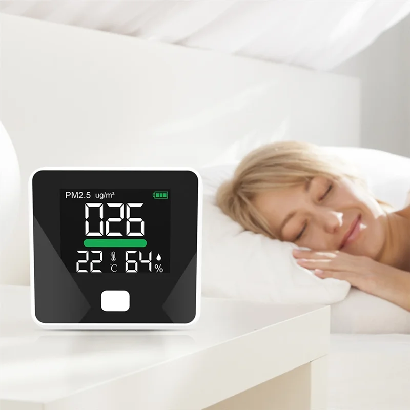 HJ-DM103B كاشف جودة الهواء الرقمي المحمول PM2.5 CO2 تستر كاشف جودة الهواء الرقمي المحمول