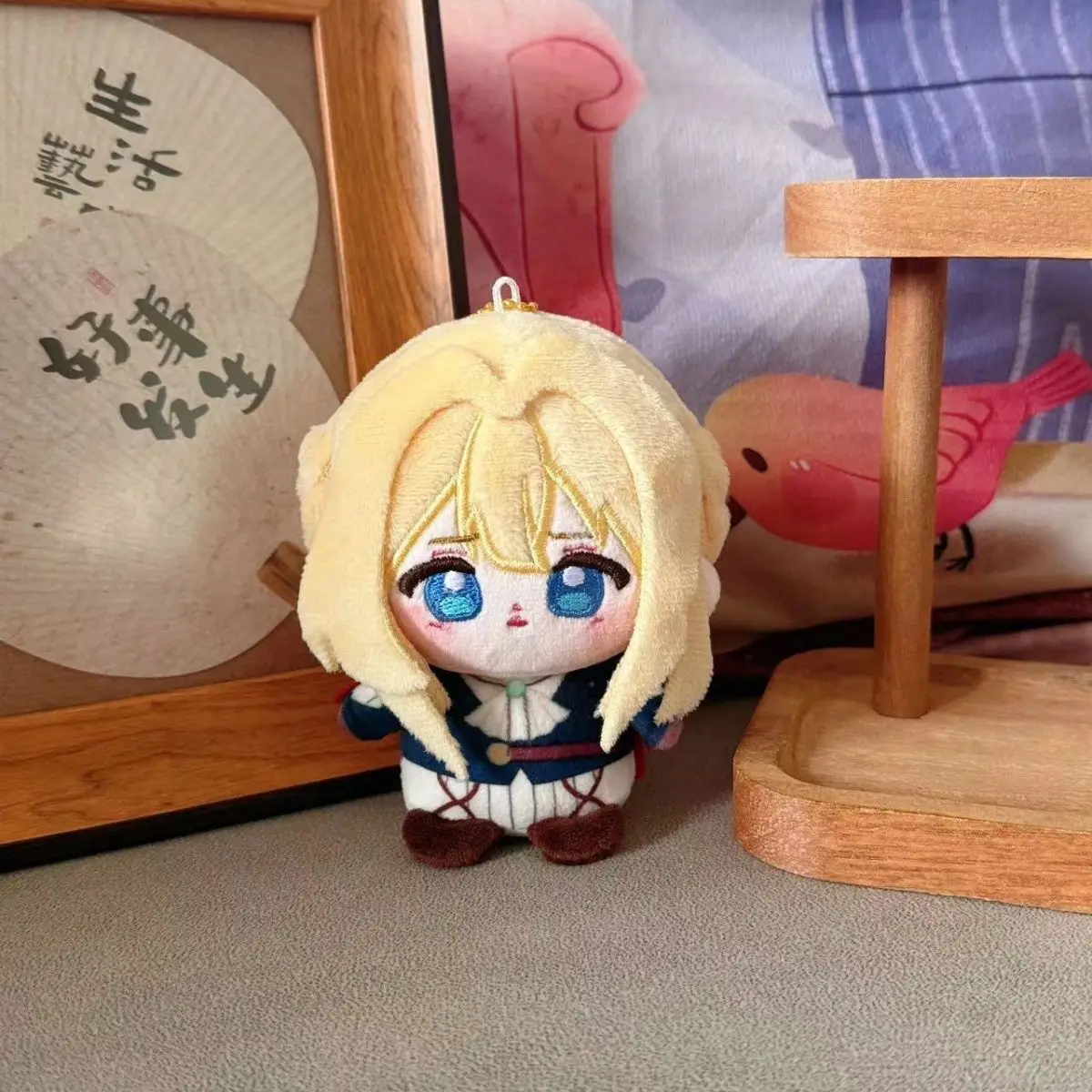 10 سنتيمتر أنيمي البنفسجي Evergarden تأثيري نجم البحر الجسم Kawaii البنفسجي أفخم دمية صغيرة دانغو أفخم قلادة المفاتيح هدايا أعياد ميلاد للأطفال