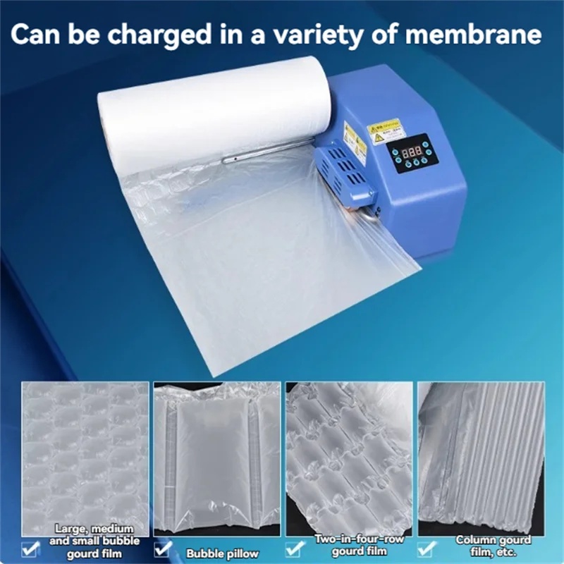 

Полностью автоматическая машина на воздушной подушке, пузырчатая подушка, надувной насос для пленки в виде тыквы, пузырьковая экспресс-упаковочная пленка, машина для пузырьков